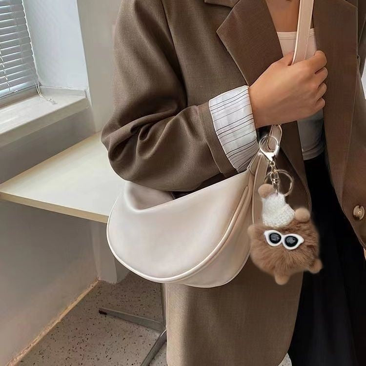 Soft Vegan Leather Shoulder Crossbody Bag