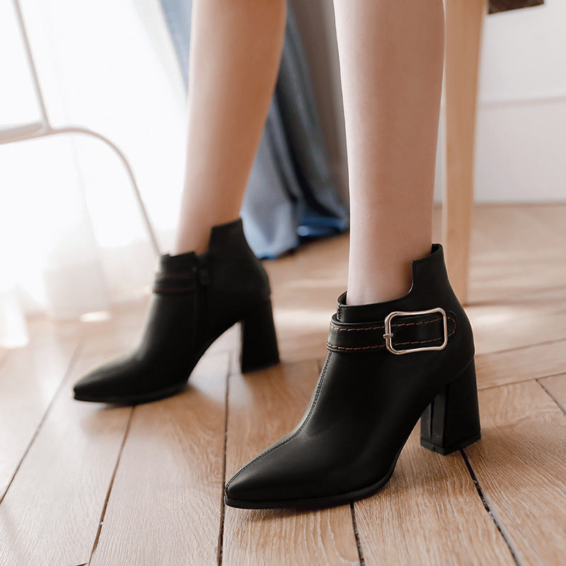 Vegan Leather Chelsea Ankle Boots