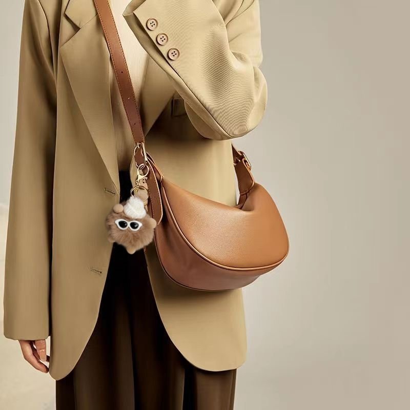 Soft Vegan Leather Shoulder Crossbody Bag