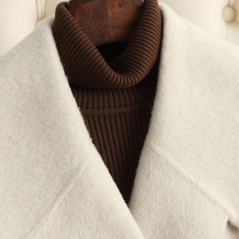 Reversible Slim-Fit Mid-Length Belted Cashmere Coat