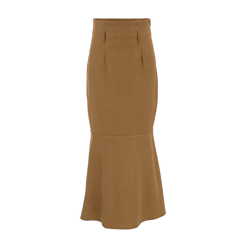 Elegant Retro French-Styled Fishtail Skirt