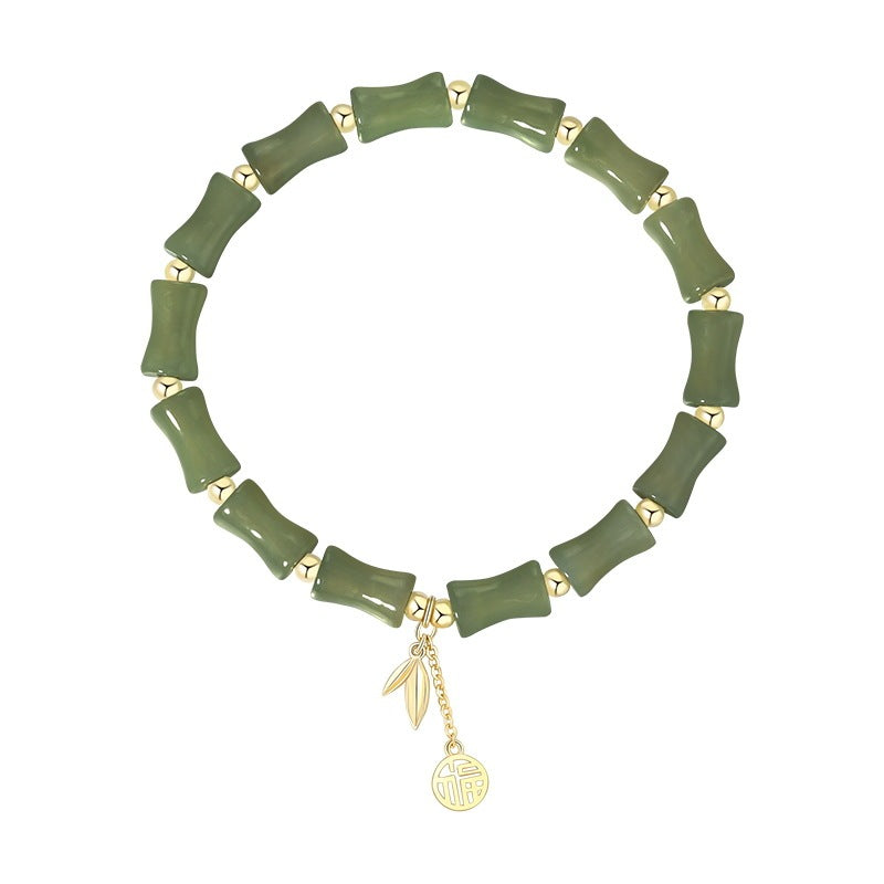 Hetian Jade Bamboo Bracelet