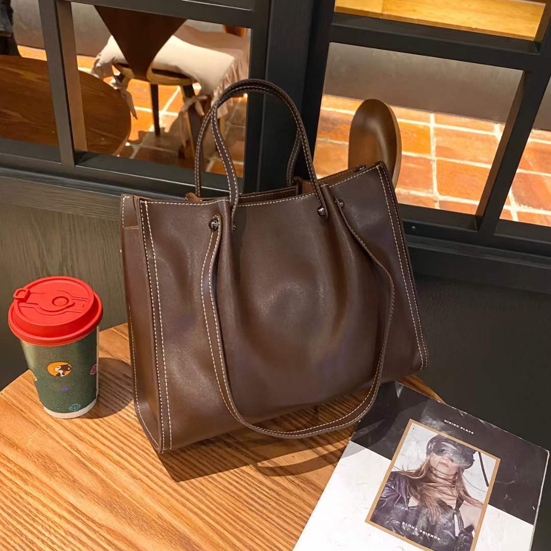 Luxurious Soft Leatherette Tote Bag