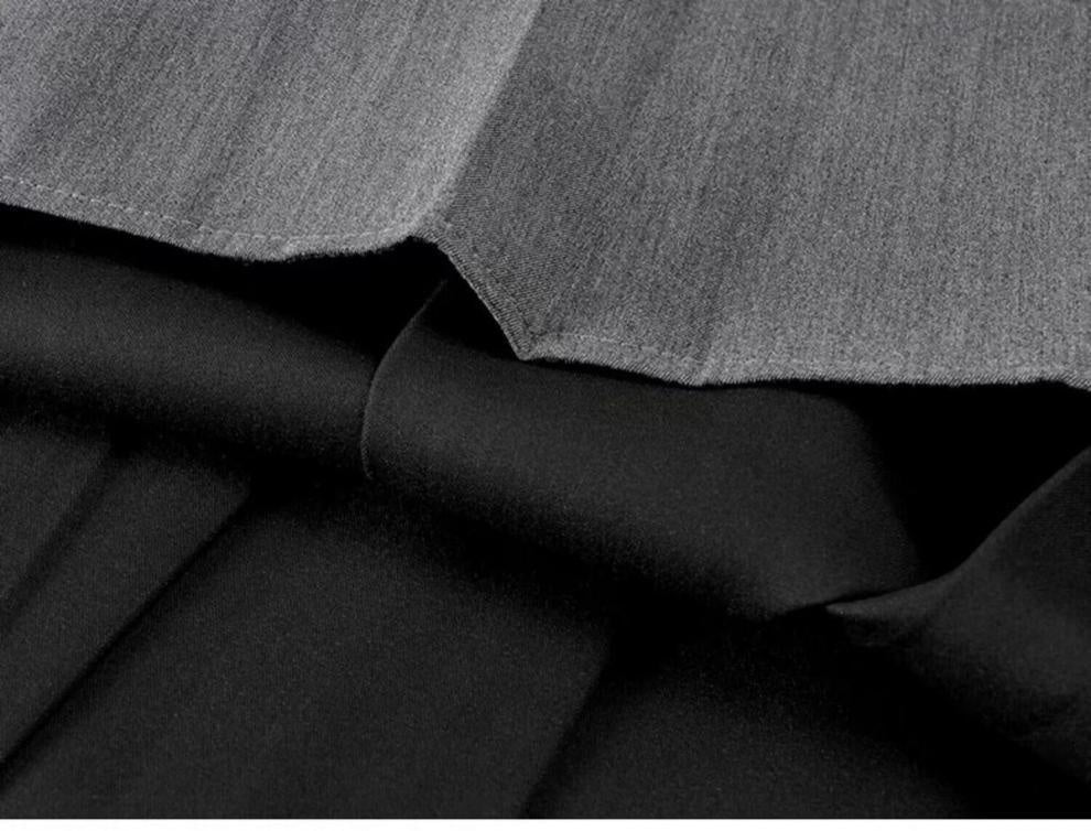 Mid-Length A-Line Pleated Skirt