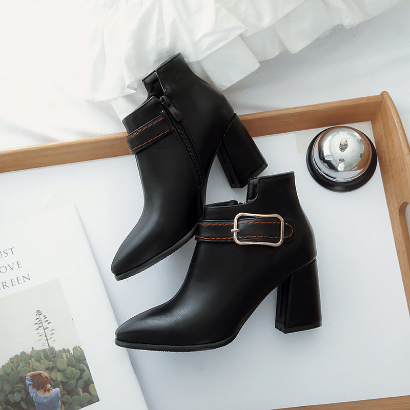 Vegan Leather Chelsea Ankle Boots