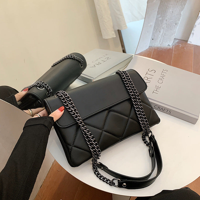 Sleek Flap Shoulder Crossbody Bag