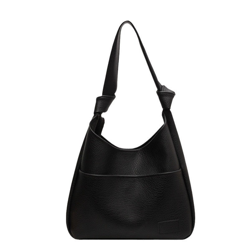 Soft Leatherette Commuter Handbag