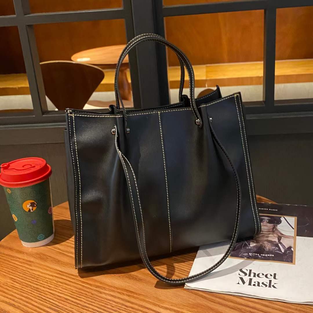 Luxurious Soft Leatherette Tote Bag